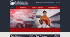 Desktop Screenshot of medsettlements.com